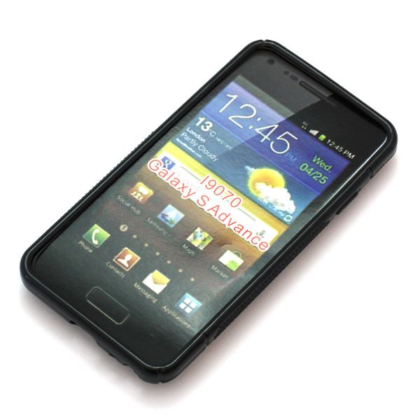 Case passend für Samsung Galaxy S Advance Schwarz