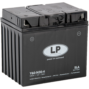LP Y60-N30-4 SLA Motorradbatterie C60-N30-A, GEL53034, SLA53034 12V 30Ah