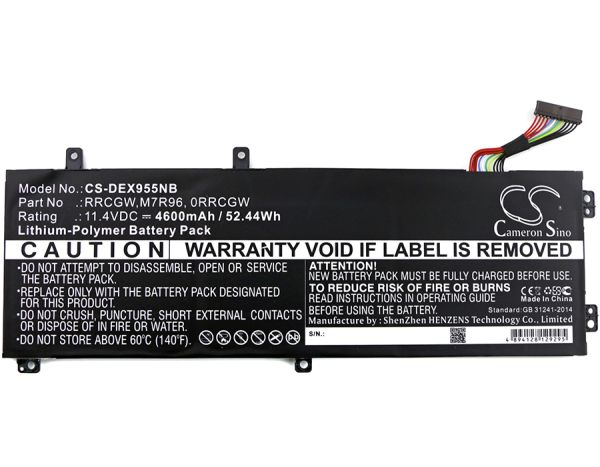 Akku passend für Dell XPS 15 9550, Precision 15 5510 4600mAh