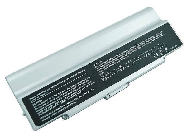 Akku für SONY VGP-BPL2C/S, 7800mAh Silber