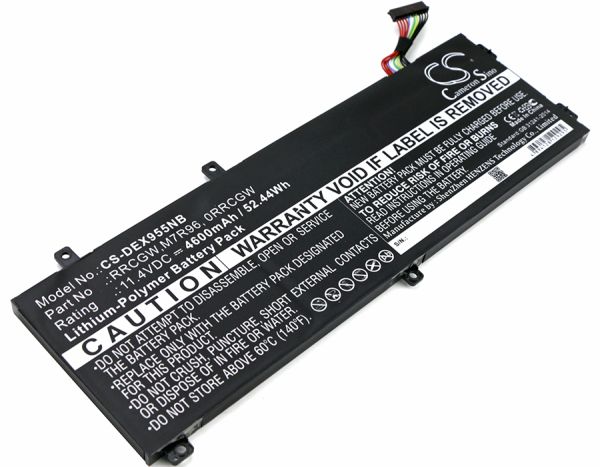 Akku ersetzt Dell H5H20, 6GTPY, 5XJ28 passend für XPS 15 9550, 9560, 9570 56Wh