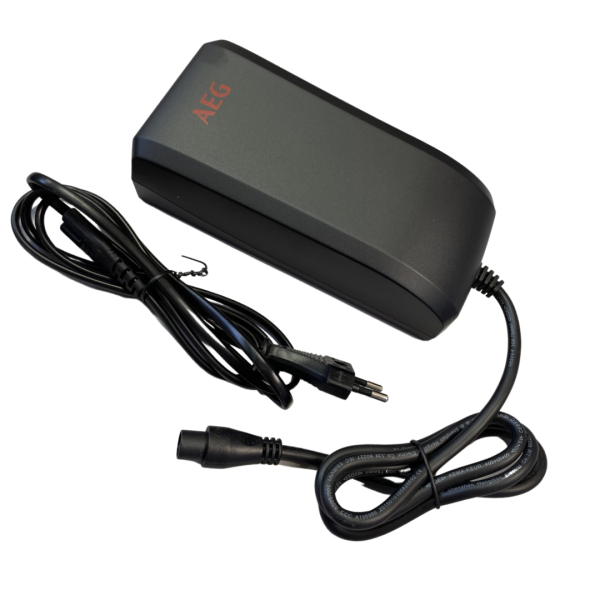 Ladegerät STC-8202LD für AEG Downtube 48V Akku mit 6 Pol Stecker