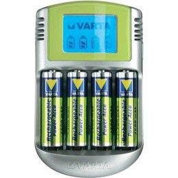 Varta 57070 LCD Schnellladegerät mit 4x AA Akkus