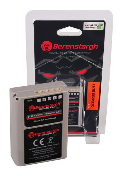 BERENSTARGH Akku ersetzt Olympus BLN1, BLN-1 1140mAh