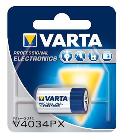 Varta V4034, 4LR44, Batterie ersetzt V4034PX, PX28A, L1325, 476A
