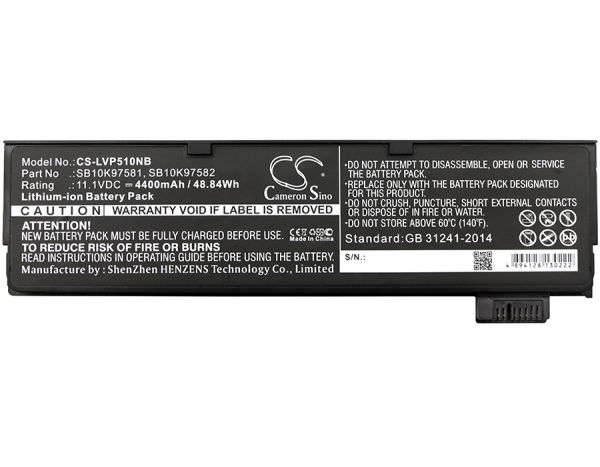 Akku passend für Lenovo Thinkpad A470, A485, P51s, T480, T570, T580 22Wh