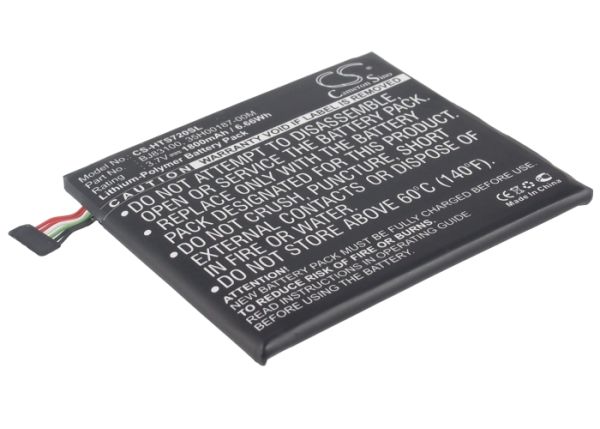 Akku passend für HTC One X Plus, One XT, Endeavor C2 1800mAh