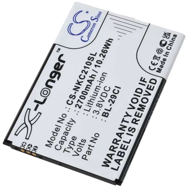Akku ersetzt Nokia BL-29CL, BL-29CI passend für Nokia C10, C20, C21
