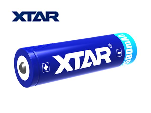 Xtar 18650 3.7V 3500mAh, Button Top, 10A, geschützt