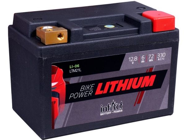 Intact LI-06 Lithium Batterie YTX20L-BS, HVT-03, YTX14L-BS
