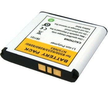 Akku passend für Nokia 3250 XpressMusic, 6151 850mAh Li-Polymer