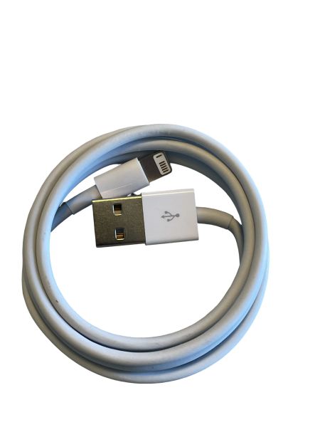 USB-A Schnellladekabel auf Lightning 100cm, weiss