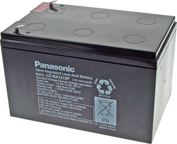 Panasonic Industrial LC-RA1215P1, 12V 15Ah