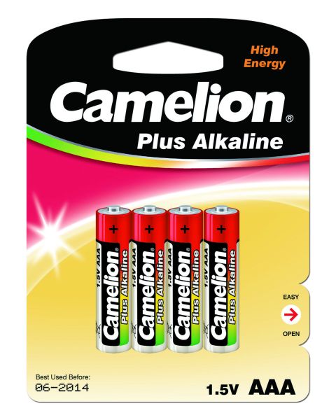 Camelion Plus Alkaline AAA, LR03 Batterien 4er Pack