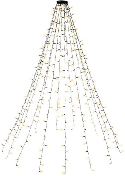 400 LED-Baummantel mit Ring