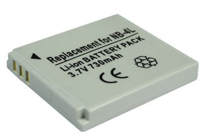Akku ersetzt Canon NB-4L, 9763A001, PL46G 700mAh