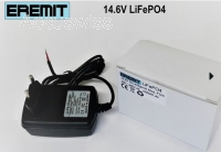 Eremit 12V 1A LiFePo4 Ladegerät mit Hohlstecker