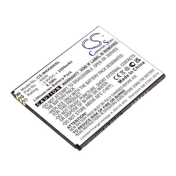 Akku ersetzt Wiko 2610 passend für Wiko Jerry 2, Jerry 3, Tommy 3 2500mAh