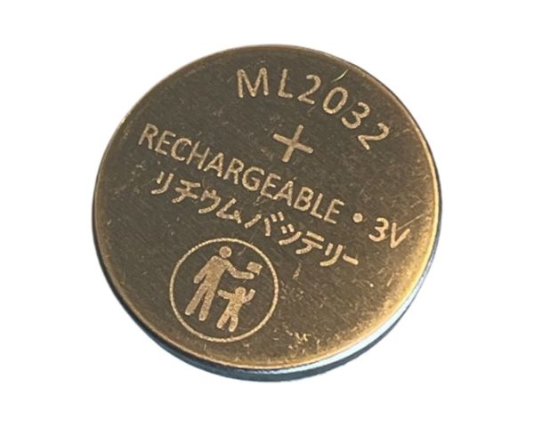 ML2032 3V 60mAh Li-Mn Batterie, wiederaufladbar