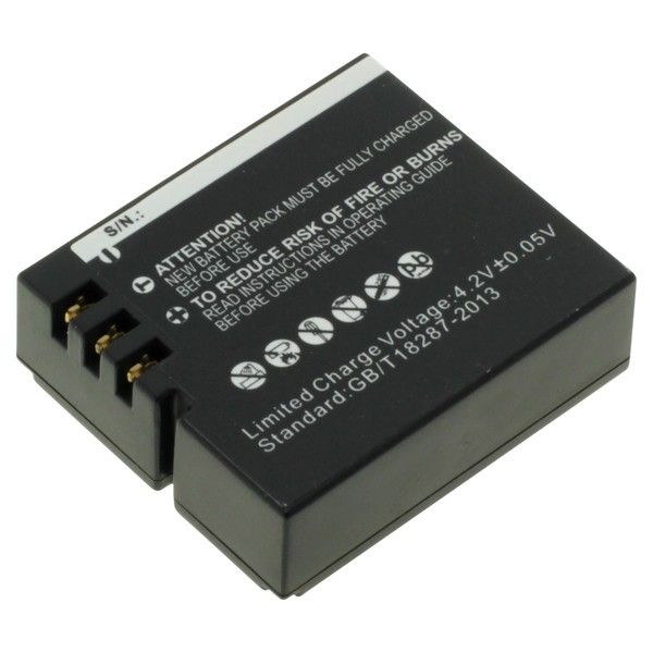 Akku ersetzt Rollei DS-SD20 passend für Bullet 3s, 4s, 5s, Actionpro SD21 Pro 900mAh