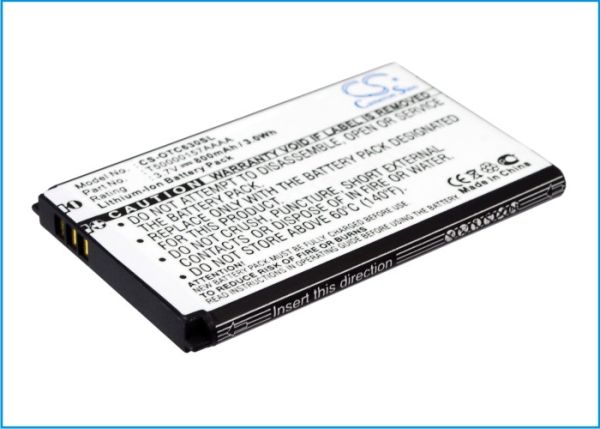 Akku ersetzt Alcatel B-C7, T50000157AAAA, T5001418AAAA 800mAh