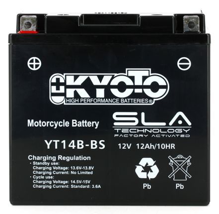 Kyoto SLA YT14B-4, YT14B-BS, M6020 12V 12Ah