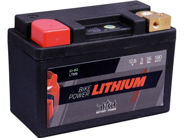 Intact LI-02 Lithium Batterie YT7B-BS, YT9B-BS, YTX9-BS