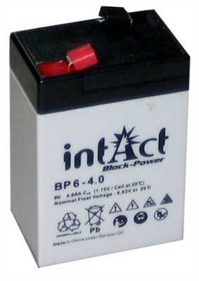 Intact BP6-4 Block-Power 6V 4Ah Blei-Batterie
