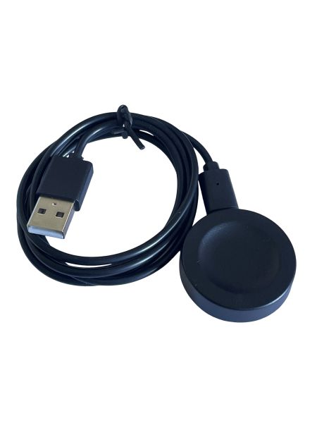 USB Ladekabel Dock passennd für Huawei GT 2, GT 3, GT 4 schwarz rund magnetisch