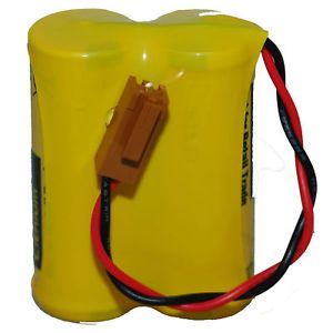 CNC Backup Batterie Lithium BR-AGCF2P, BR-ACF2P, 6V 2200mAh