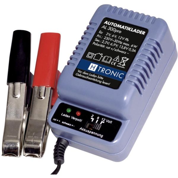 H-Tronic AL300pro Ladegerät für BleiAkkus 2, 6, 12Volt