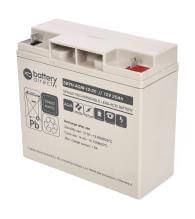 Battery-Direct 12V 20Ah Akku, Hochstrom, AGM Bleiakku, Pol B1 (M5 Schr. + Mut.)