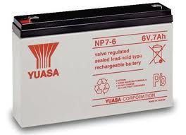 Yuasa NP7-6, 6V 7Ah Bleibatterie