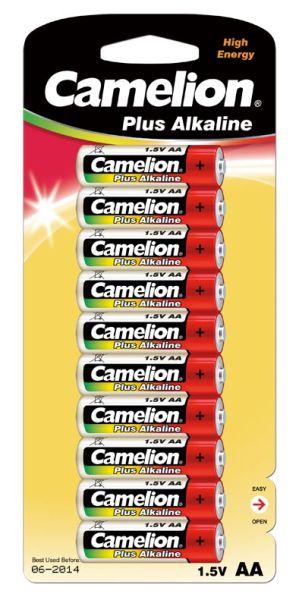 Camelion Plus Alkaline AA, LR06, Mignon, 10er Packung Batterien