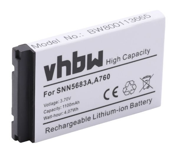 Akku passend für Motorola A630, A780, E680, T280 1100mAh