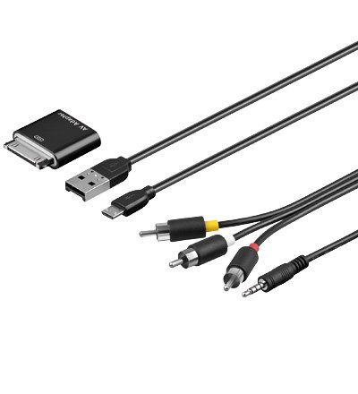 Audio/Video + USB Kabel für Sansung Galaxy Tab