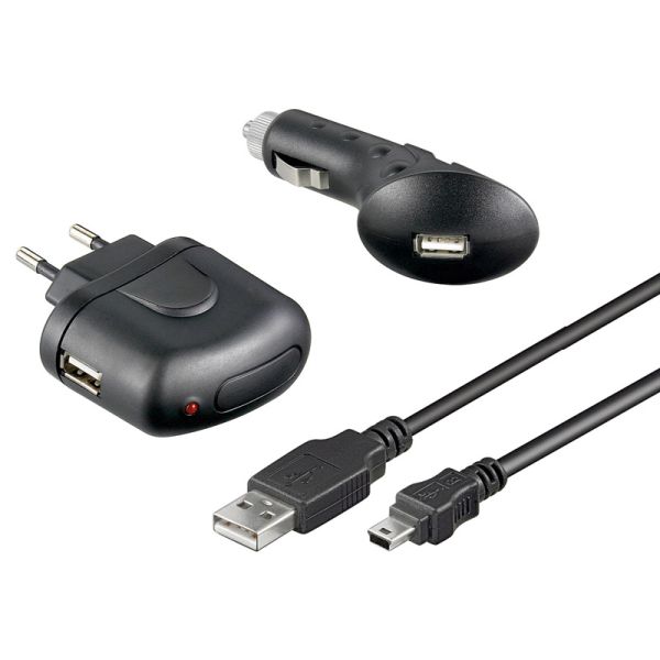 3in1 Ladekit für mini USB Geräte