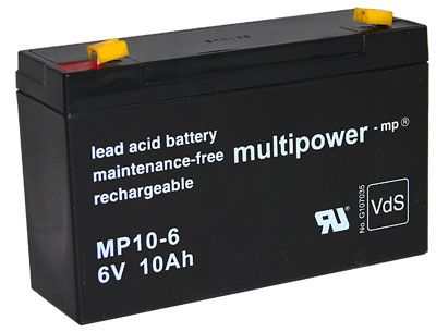 Multipower MP62-12C Bleiakku, 12V 62Ah Zyklenfest