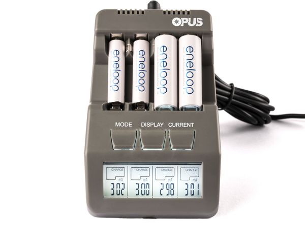 Opus BT-C700 Ladegerät für AA/AAA, Ni-MH, Akkus