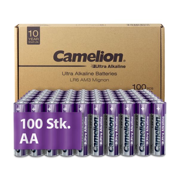 Camelion Ultra Alkaline AA, LR6 Batterien 100 Stück