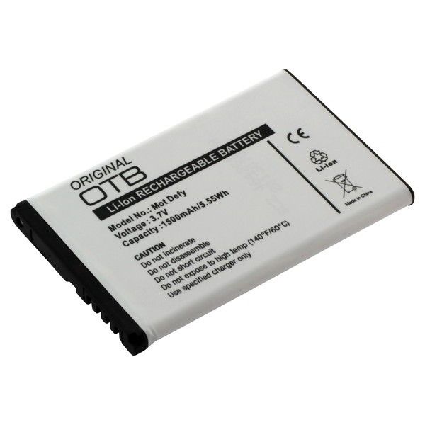 Akku passend für Motorola Defy+ Electrify, Jordan, MB525 1500mAh