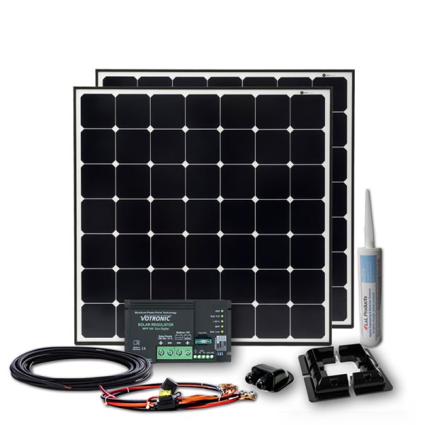 DAYLIGHT Sunpower 340Wp Wohnmobil Solaranlage DLS340 Votronic MPP 350 Duo Dig
