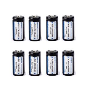 Ersatz Akku-Set 8x RCR123A für Arlo Wire-Free HD Camera