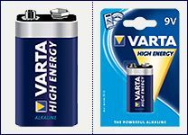 Varta 4922 Longlife Power 9V-Block, 6LR61, Batterie