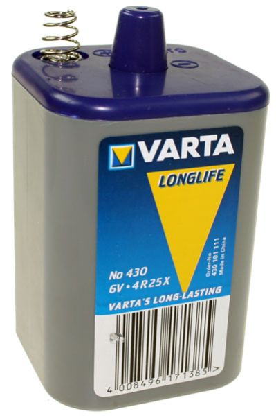 Varta V430, 4R25X Blockbatterie 6V 7.5A