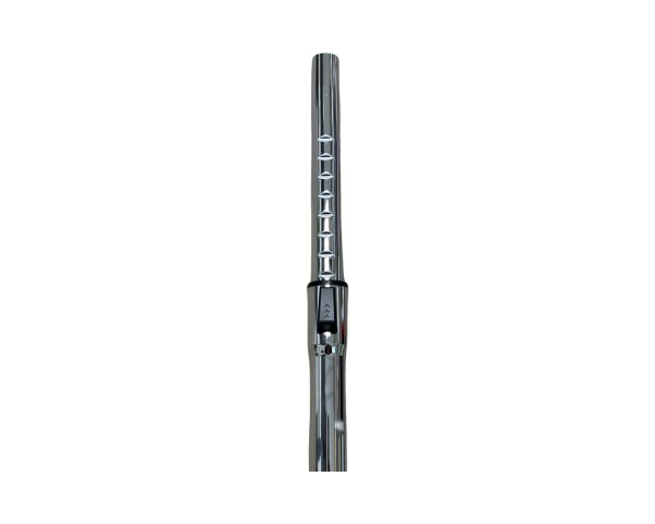 Teleskop-Rohr verchromt 58cm ausziehbar - 96cm für Staubsauger 32mm - Anschluss