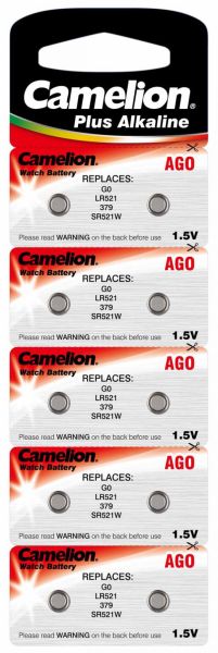 Camelion AG0 10er Packung ersetzt LR63, LR521 Batterien