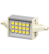 Abverkauf 1 Stück LED Lampe R7s 78mm mit 15 LEDs, Ambient Weiss