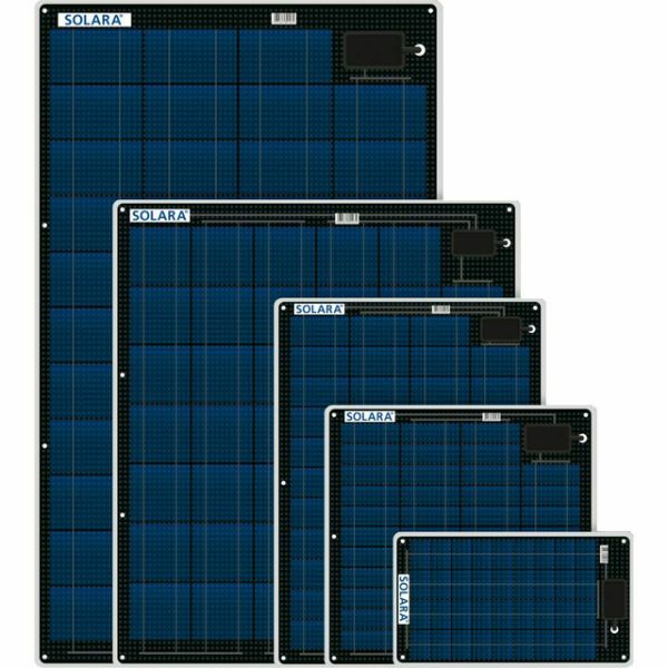 WATTSTUNDE 27W Solarmodul SOLARA S110P42 Marine 27Wp