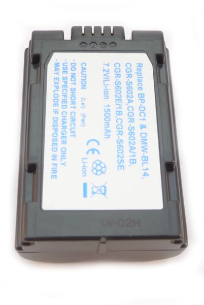 Akku passend für Panasonic DMC-LC1B, DMC-LC20, DMC-LC40D 1620mAh